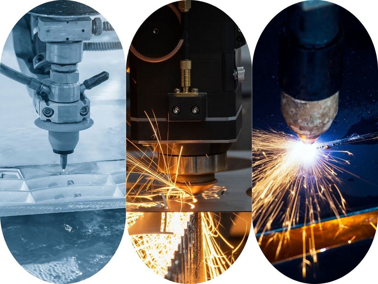 Laser, plasma e waterjet: l'importanza di componenti e manutenzione 